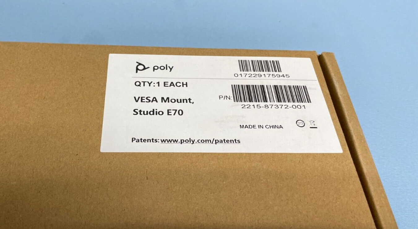 Poly Studio E70 - 2215-87372-001 Vesa Mounting Bracket Kit NEW