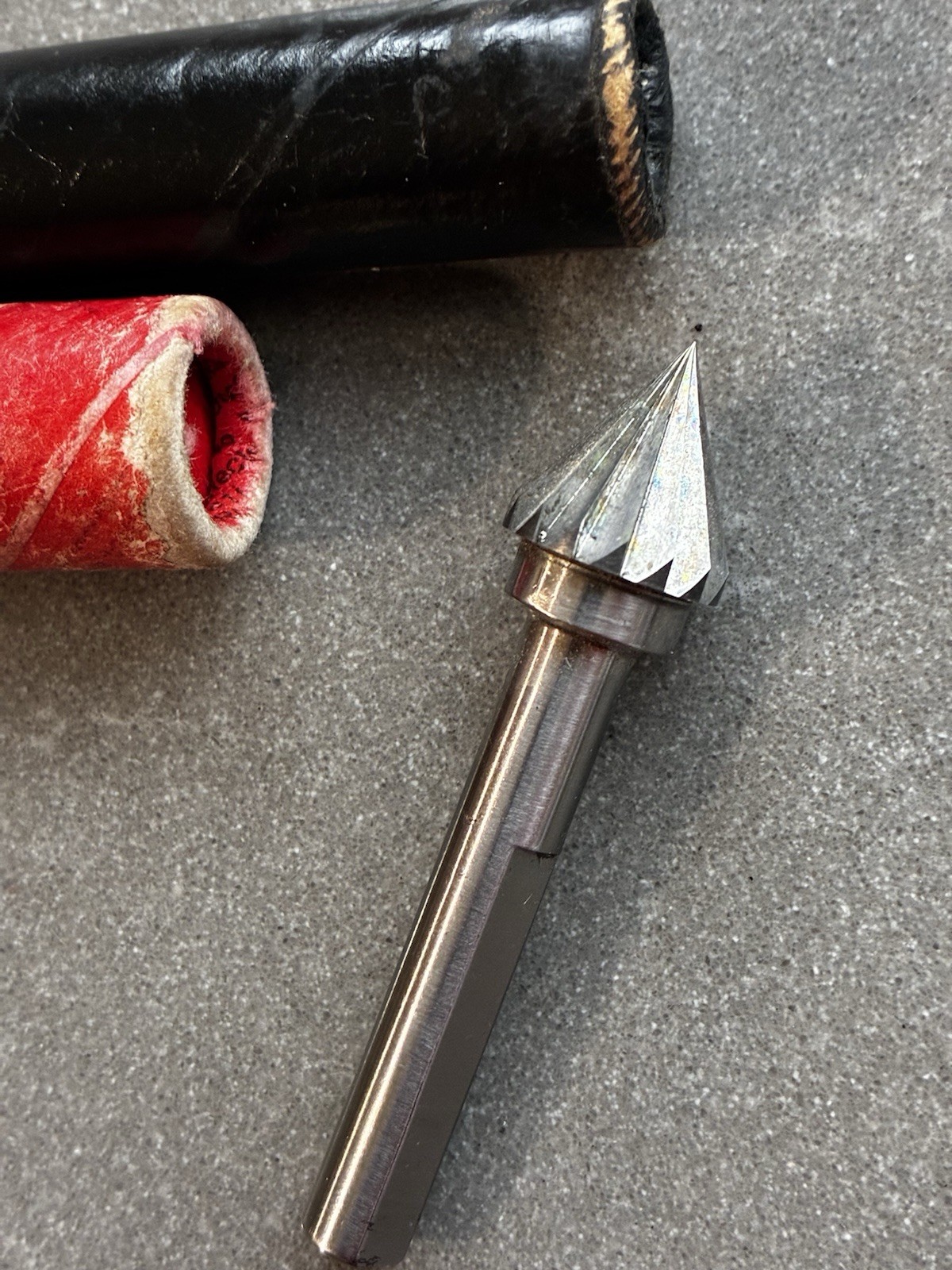 1/2" Conical Multi-fluted Brace Style COUNTERSINK Bit & square Shank