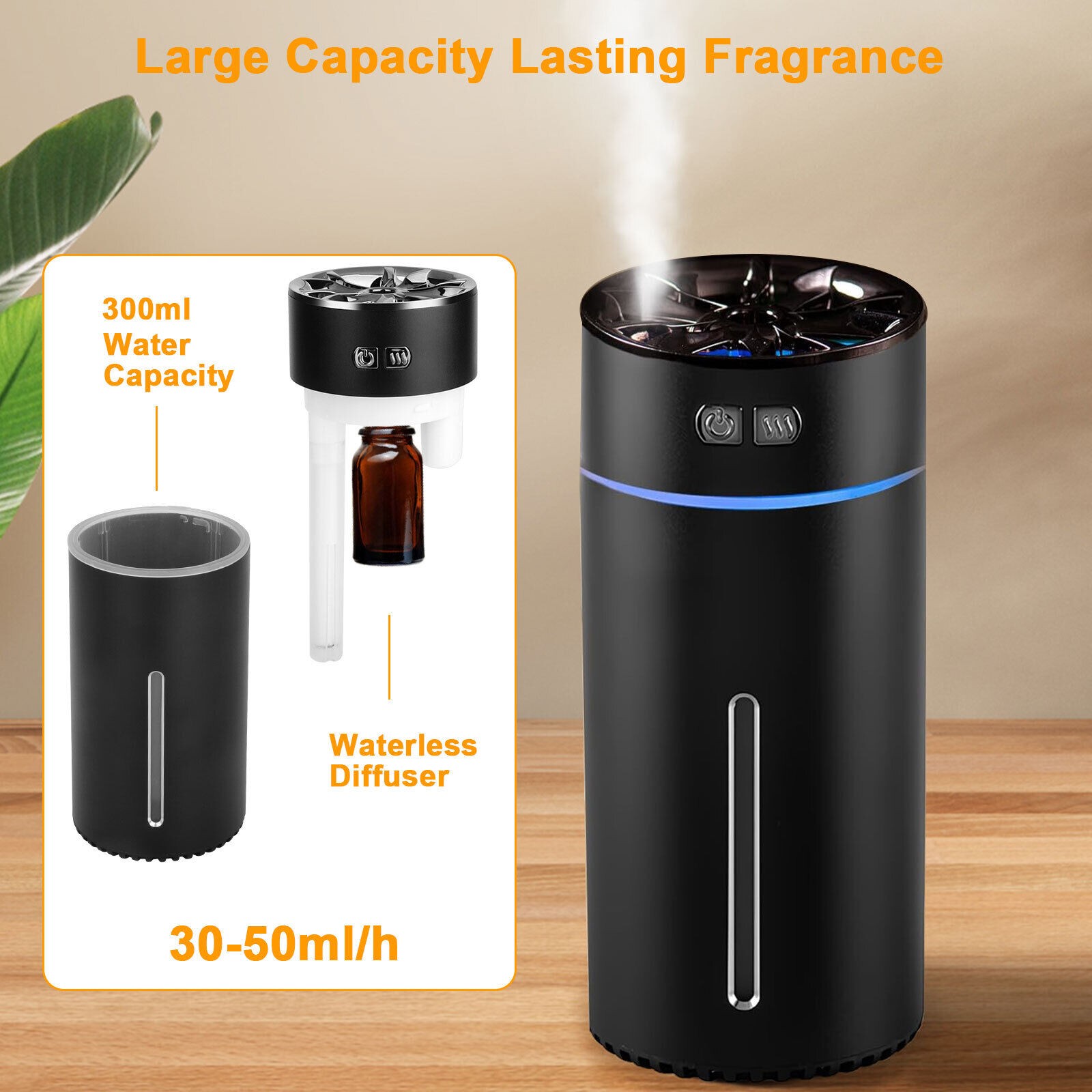 Aluminum Waterless Aroma Diffuser Waterless Essential Aroma Oil Diffuser