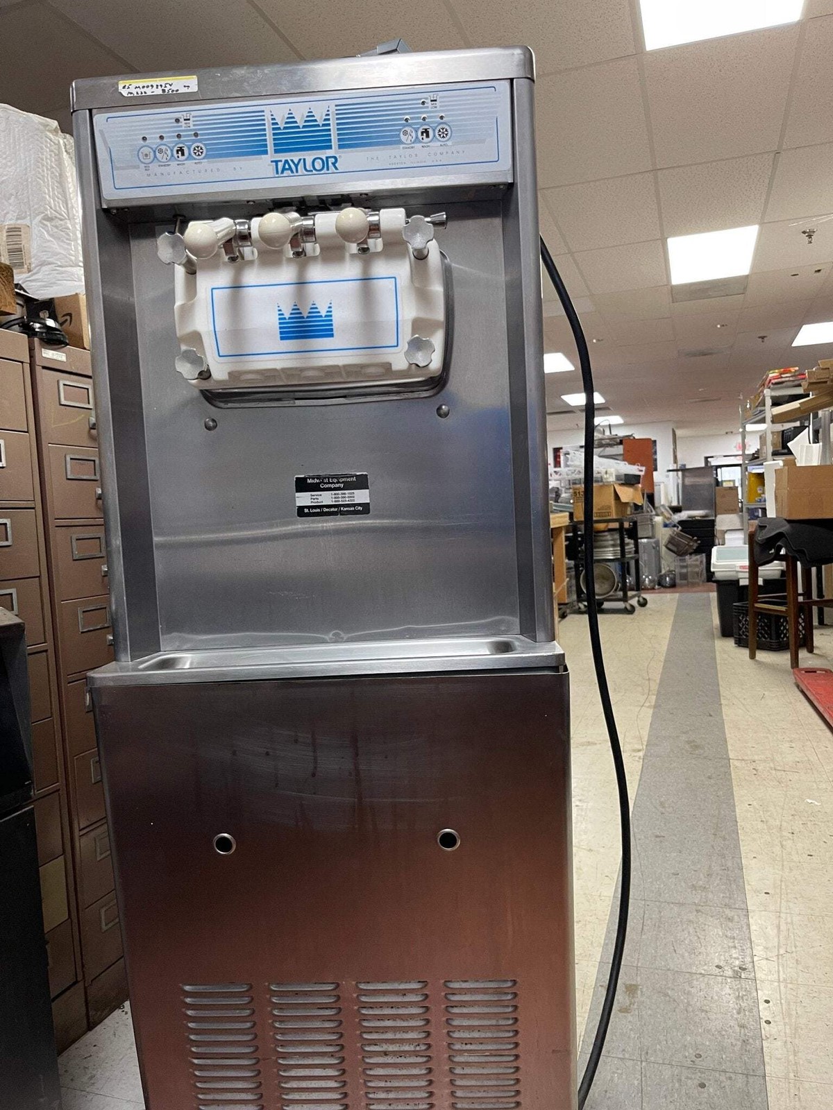 Used 2010 Taylor 336-33 Twist Ice Cream Machine 220V 3 Phase Air Cooled
