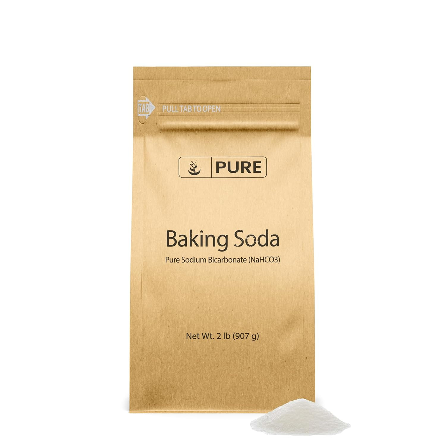Pure Original Ingredients, Baking Soda, 2 Lb | for Baking, Cleaning, and Deodori