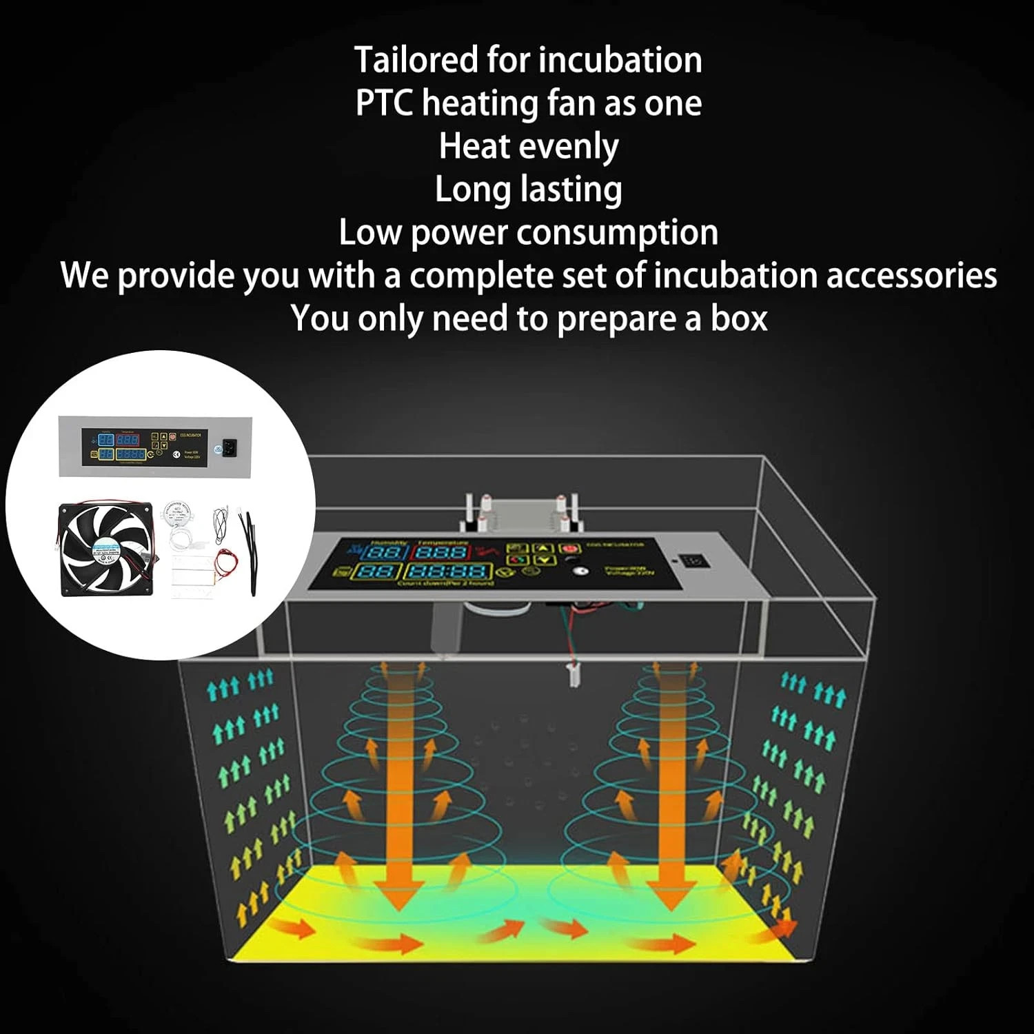 Automatic Incubator for 48/56/96/112 Chicken & Duck Eggs