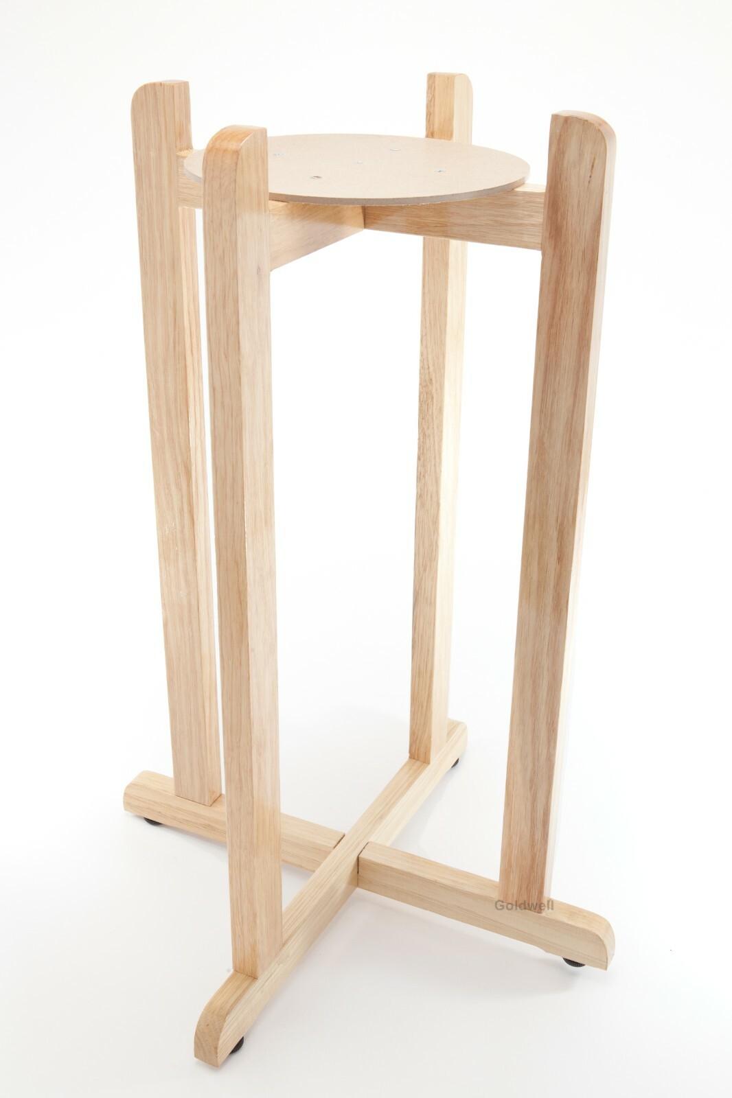 Goldwell Designs 27" Wood Floor Stand for Water Dispenser Crock (SF310) Natural