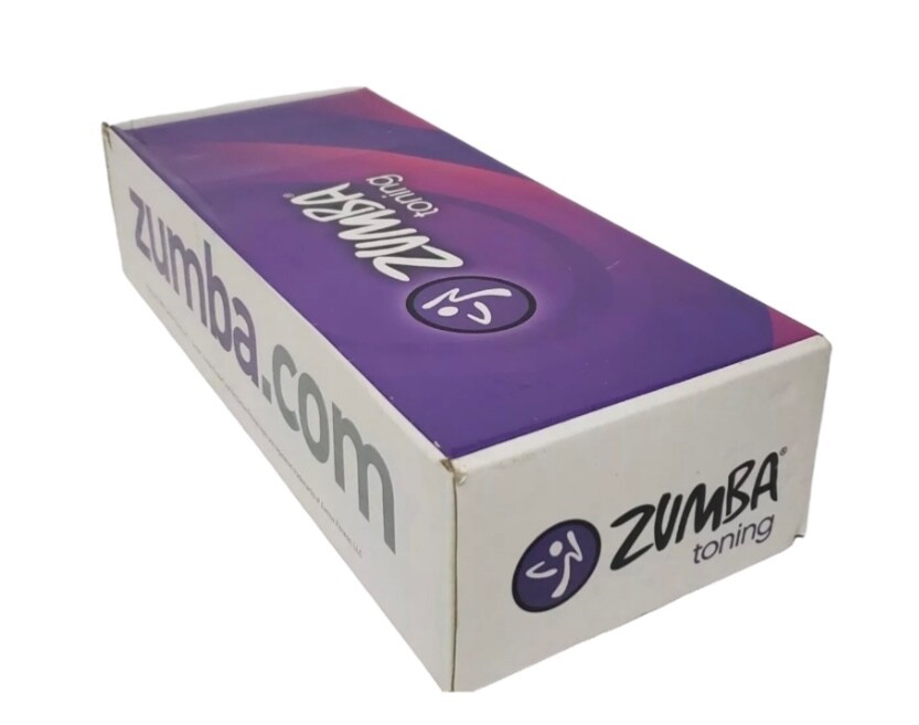 ZUMBA TONING STICKS- SET OF 2- 1 POUND WEIGHTS- NEW IN BOX