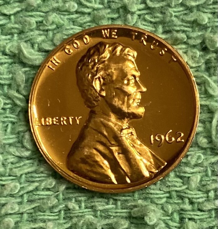1962  **PROOF**  LINCOLN CENT - NICE COIN - L@@K AT PICTURES!!!!!