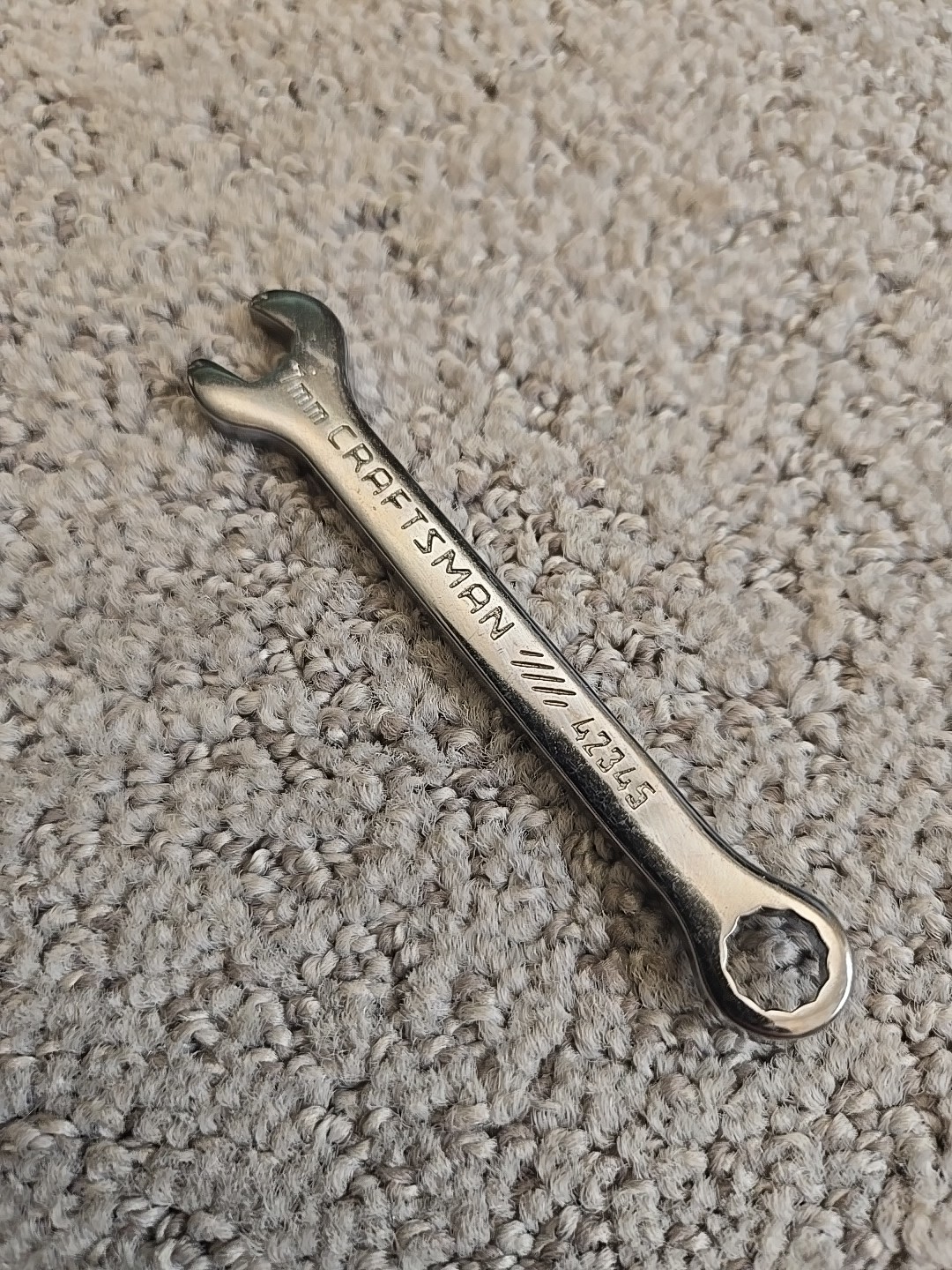 Craftsman 42345 7mm 12pt Combination CMMT Midget Ignition Wrench