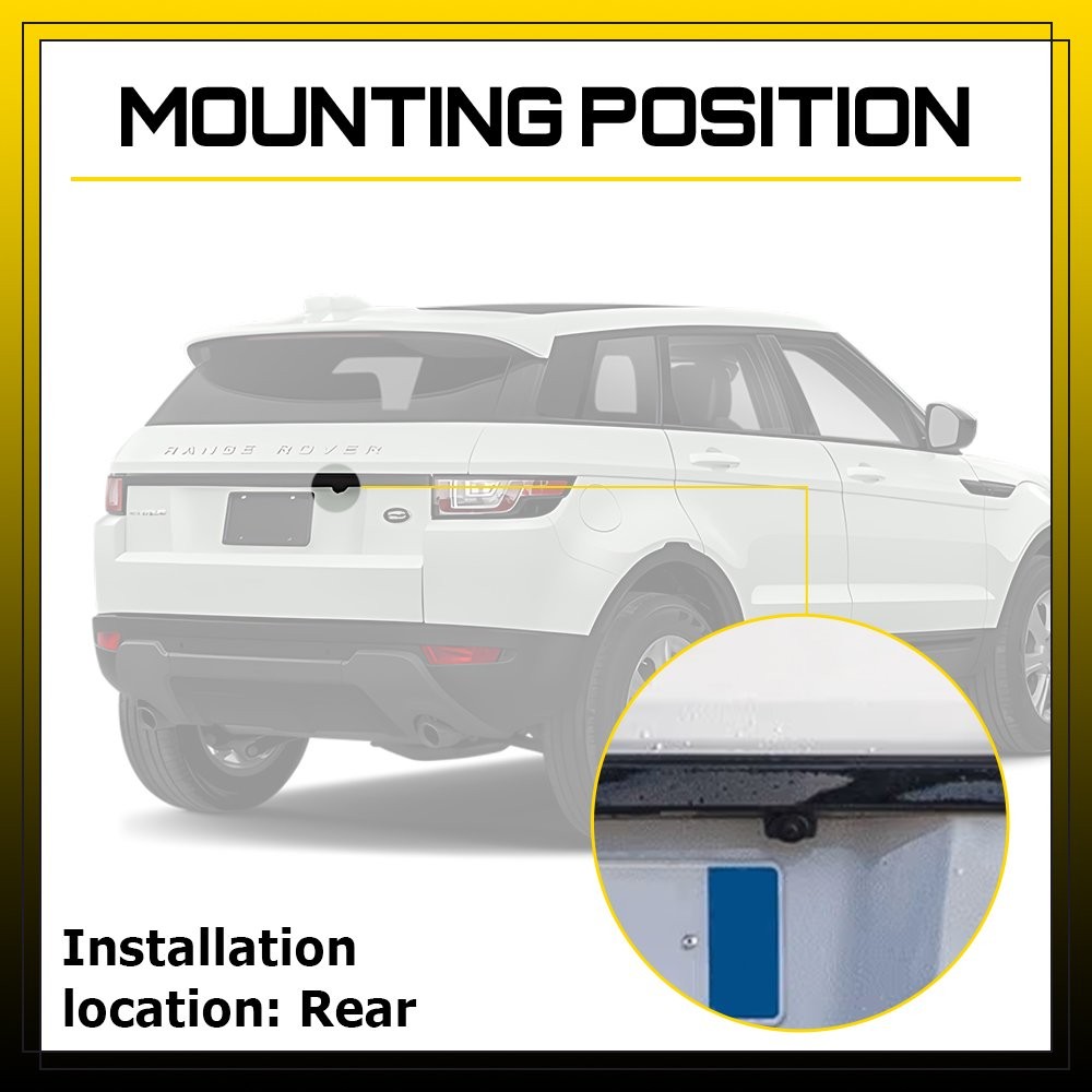 Rear View Camera Back Up Parking Assist Camera For 2011-2018 Range Rover Evoque