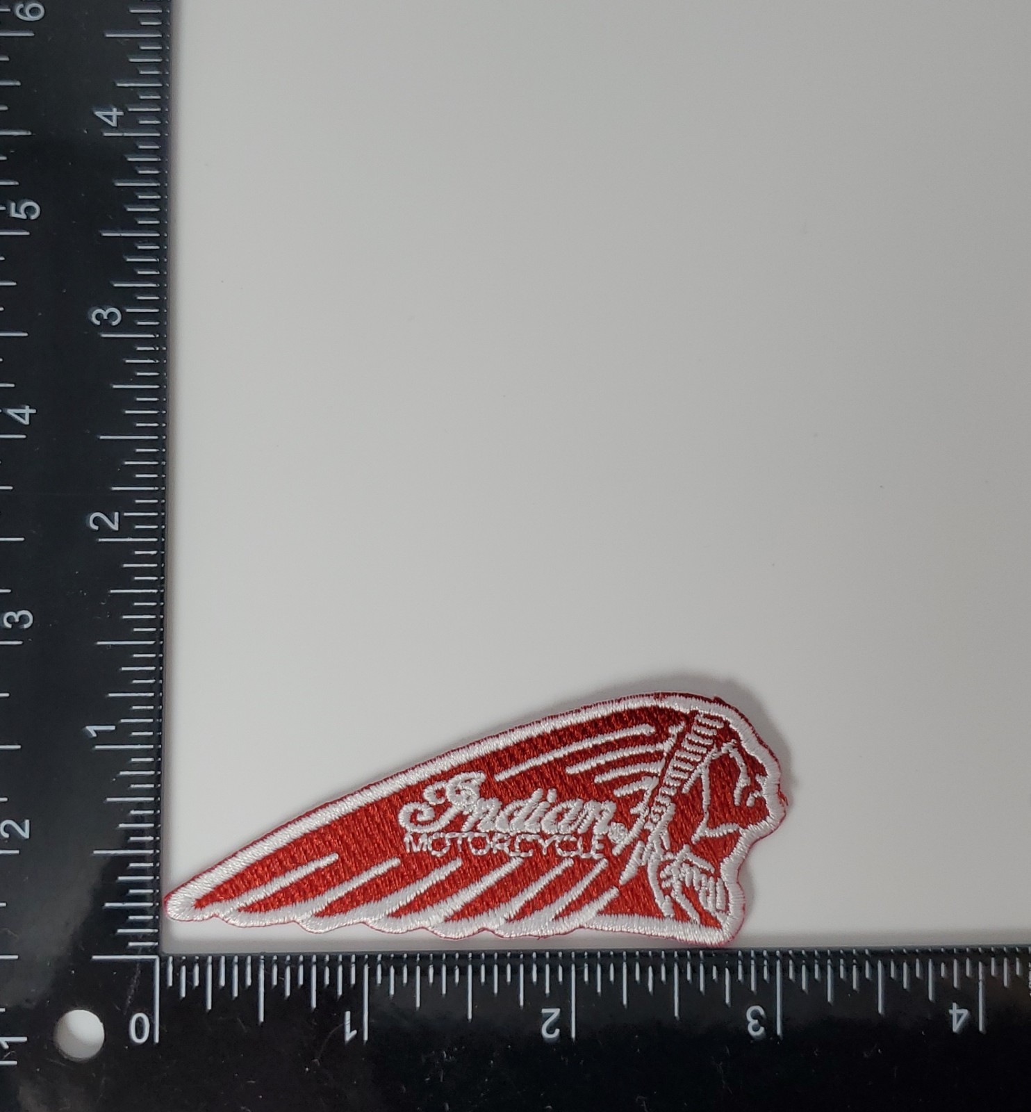 Indian Motorcycles Biker Patch Embroidered sew-on/Iron patch. 3"
