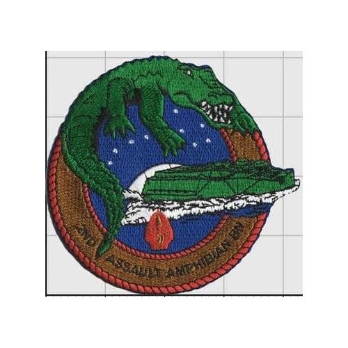 2nd Assault Amphibian Bn Patch – Hook and Loop