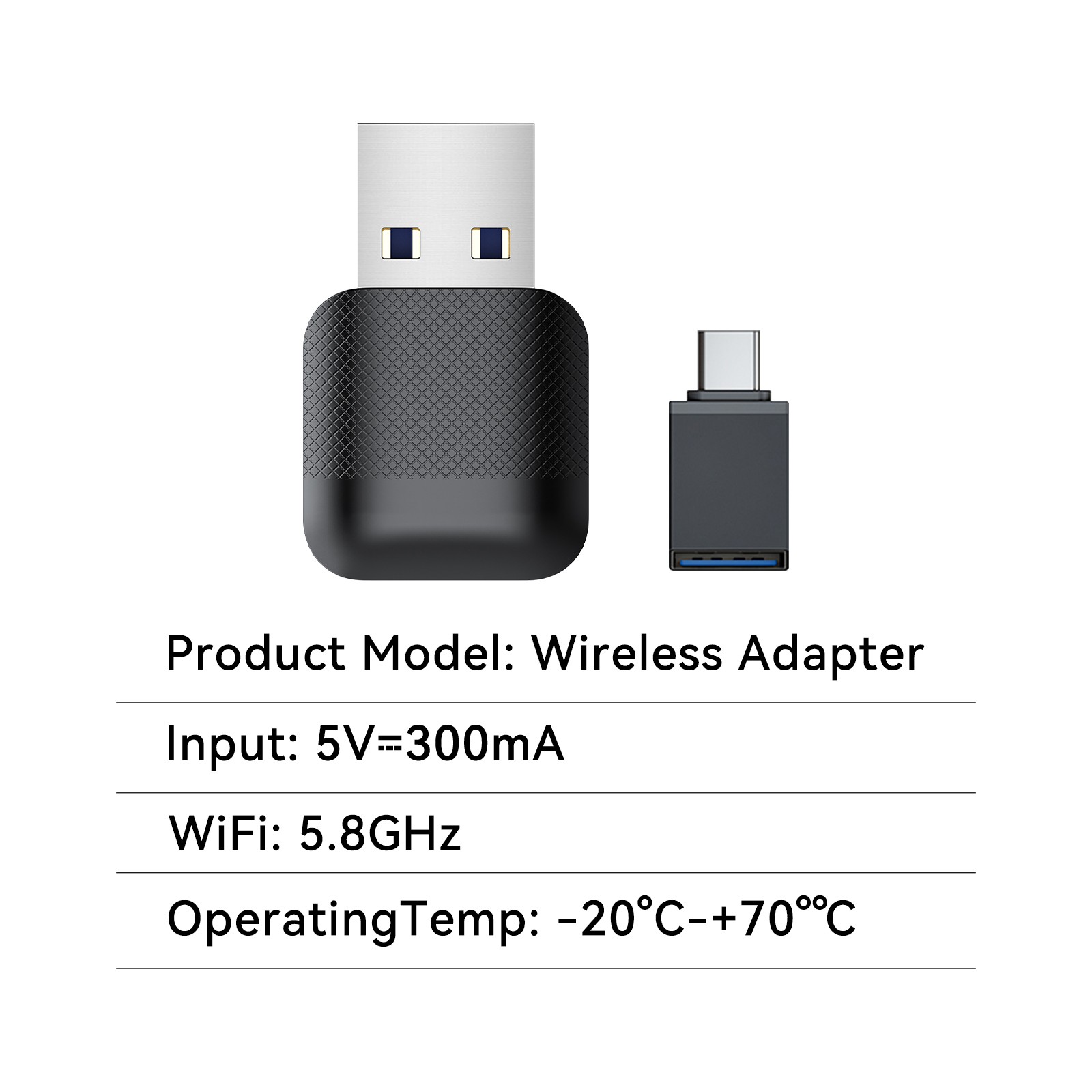 2 In1 Wireless Carplay&Android Auto Box Wired To Wireless Carpay Mini Adapter