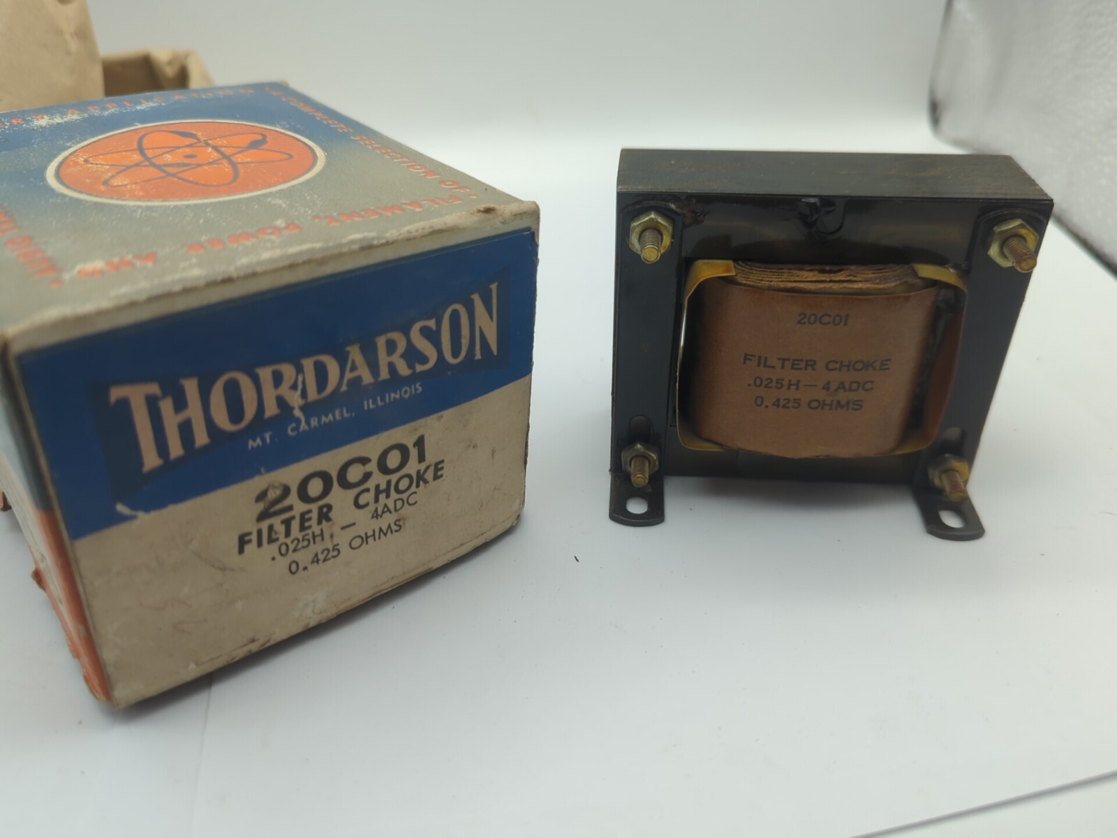 Thordarson 20C01 FILTER CHOKE HAM RADIO UNUSED UNTESTED