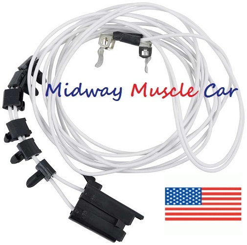 roof dome light wiring harness  70 -73 Chevy Camaro Pontiac Firebird Trans Am