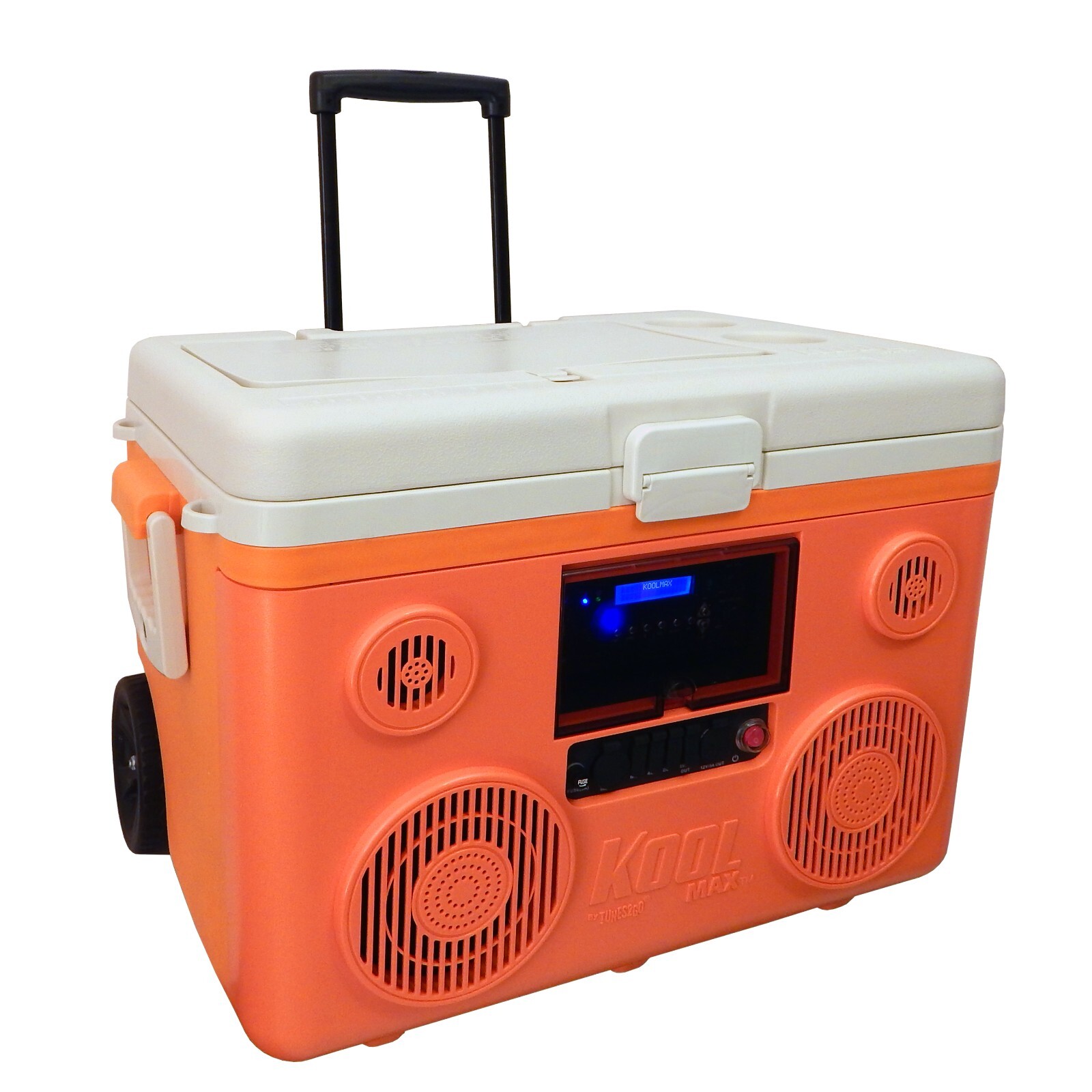 KoolMAX 40 Qt Cooler 350W Audio System Bluetooth Speaker Power Station -Refurber