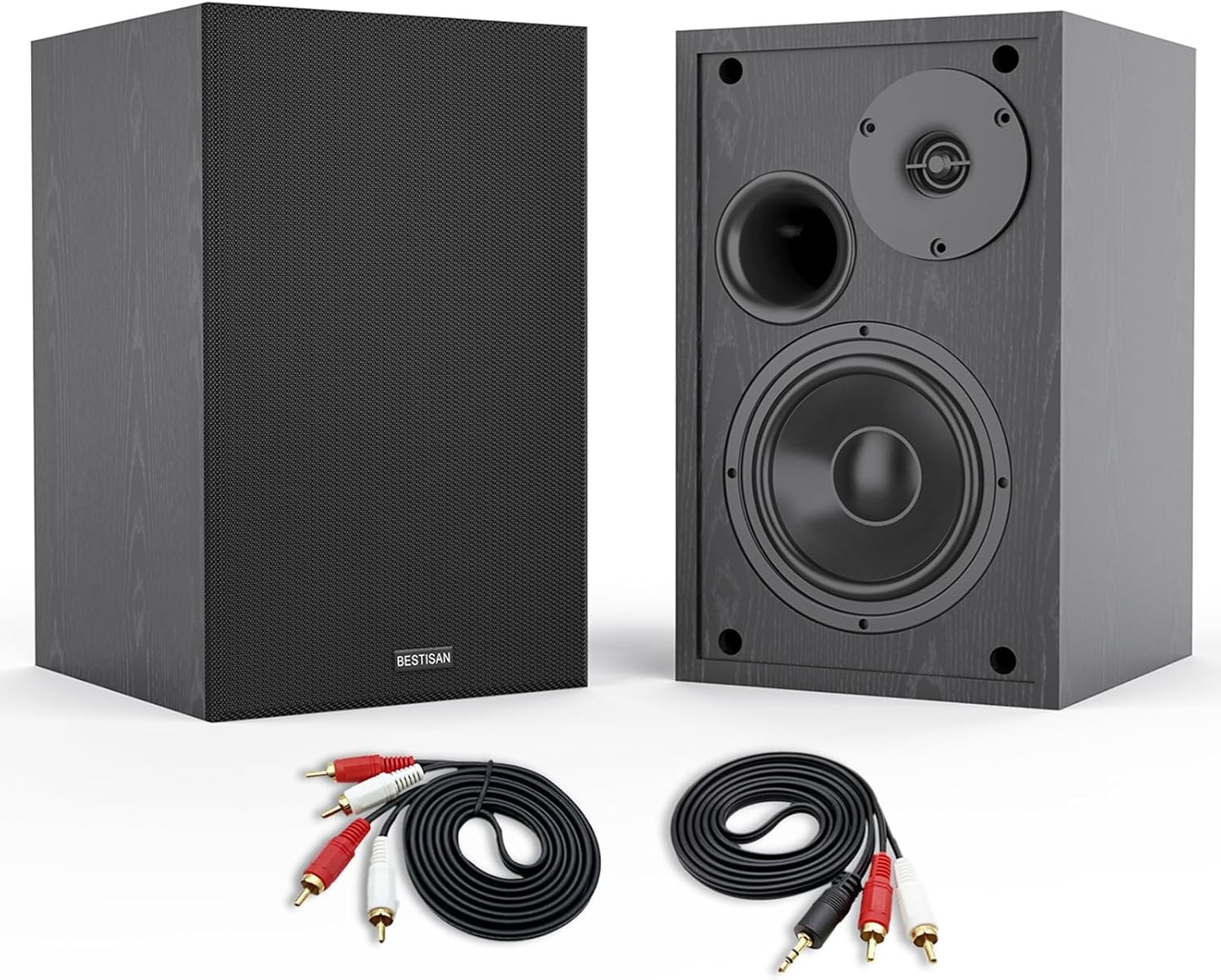 4 Inch Powered Bookshelf Speakers ,Bluetooth 5.0 Studio Monitor Speakers