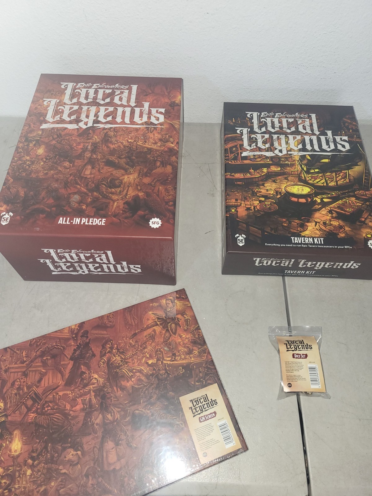 Steamforged Epic Encounters Local Legends Kickstarter All In Pledge NEW