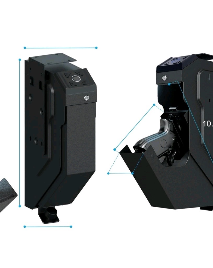VERPROOF Biometric Gun Safe for Handgun Drop Down Pistol Safe