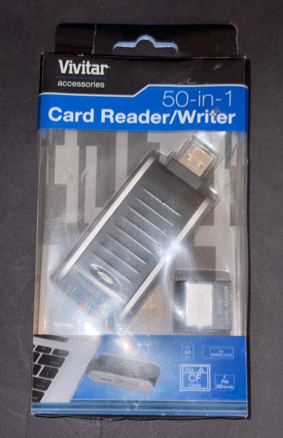 Vivitar Accessories 50 in 1 Card Reader/Writer - NEW
