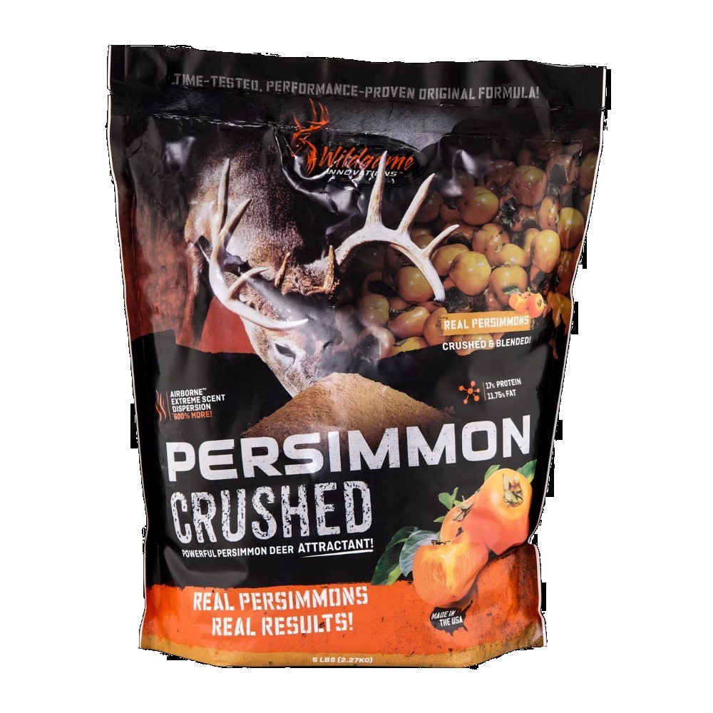 Persimmon Crushed Deer Attractant, 5lb Bag | Powerful Nutritious Long