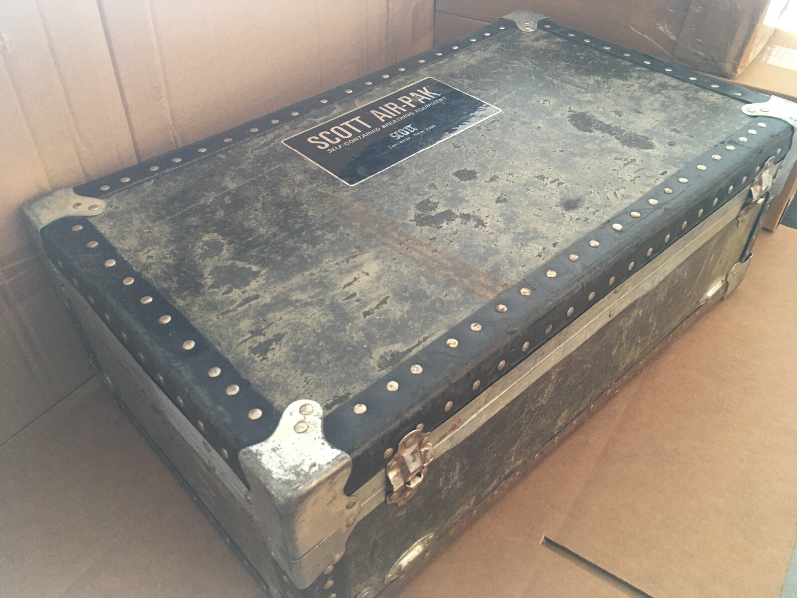 Scott Air Pak Aviation Corp Vintage Fire Case ONLY