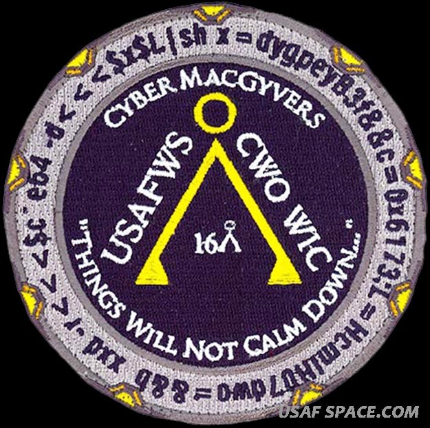 USAF 328th WEAPONS SQUADRON - CWO - WIC CLASS 2016A - ORIGINAL AIR FORCE PATCH