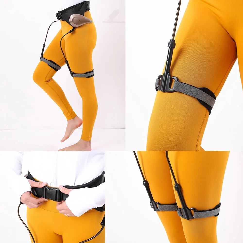 Adjustable Elderly Walker Mobility Aid Leg Support Foldable Walking Device