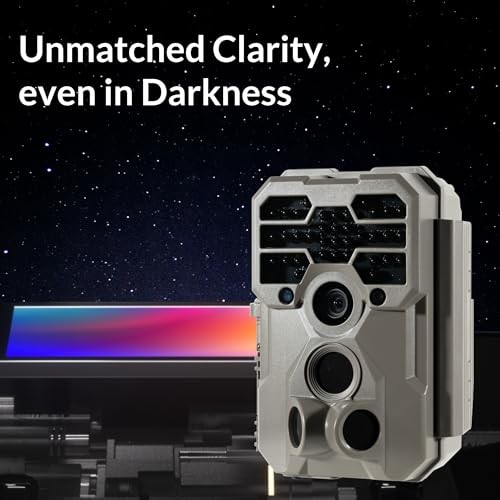 A60 Trail Camera (Non-Cellular, Non-WiFi), Enhanced Low-Light Performance,