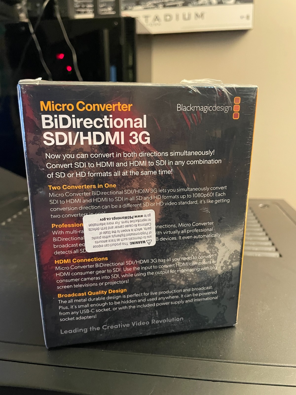 Blackmagic Design Micro Converter Bidirectional SDI/HDMI 3G