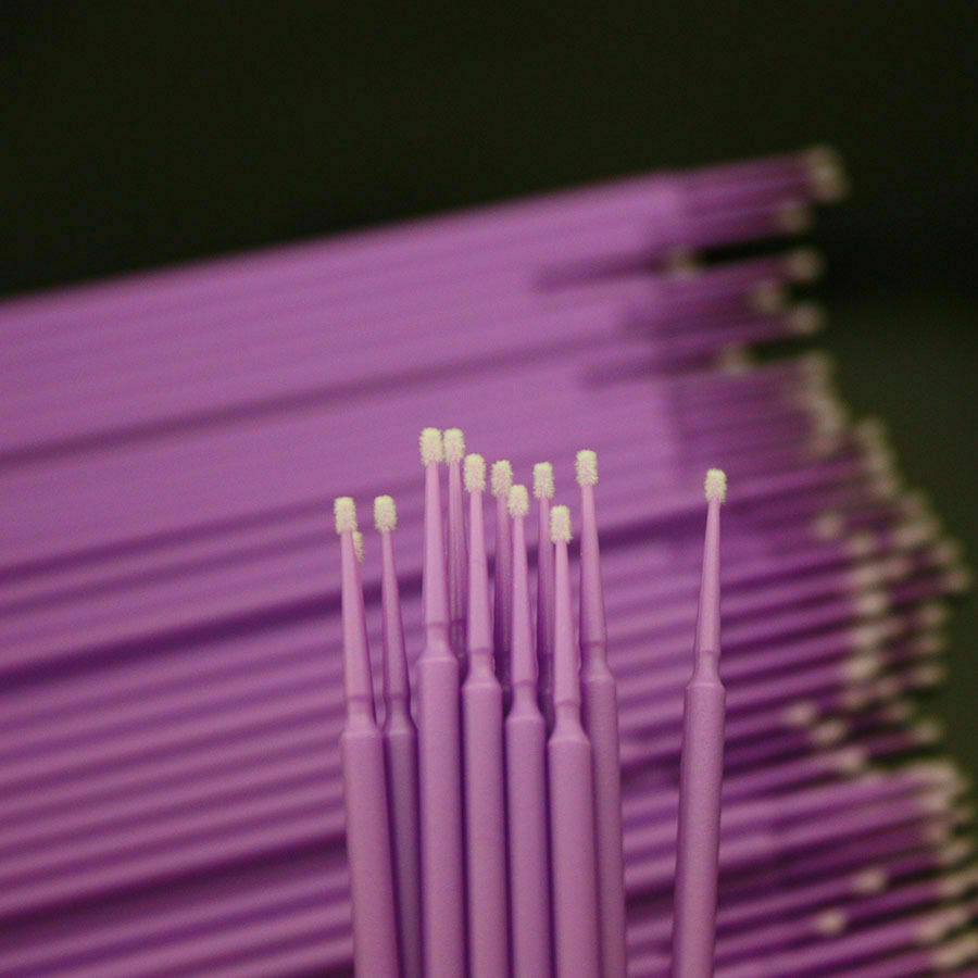 100Pcs/Bag Dental Microbrush Disposable Applicators Tips Micro Brush Cleaning