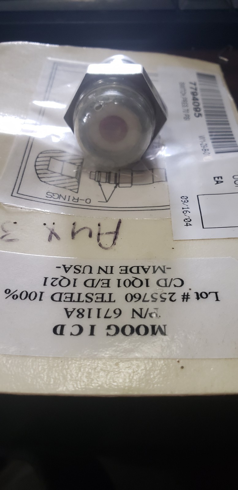 MOOG ICD 67118A PRESSURE SWITCH NIB