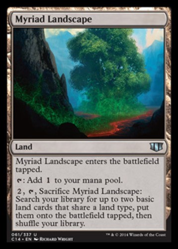 4x Myriad Landscape NM-Mint, English Commander 2014 MTG Magic