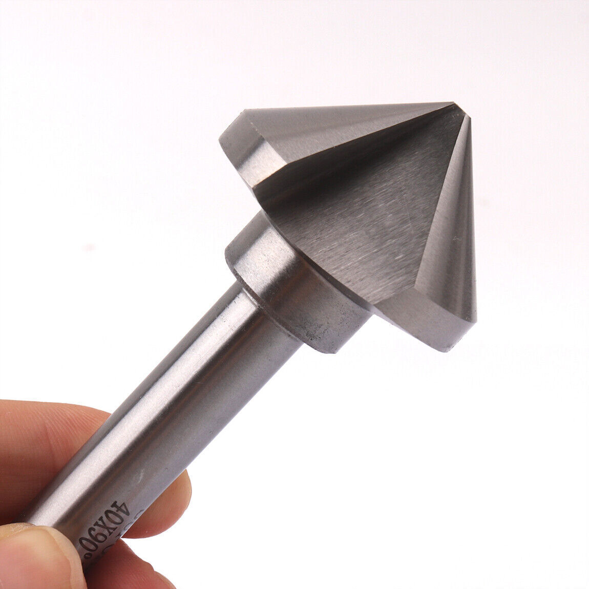 3 Flute 90° HSS Chamfer Cutter, Countersink Drill Bits, 30mm /40mm Length