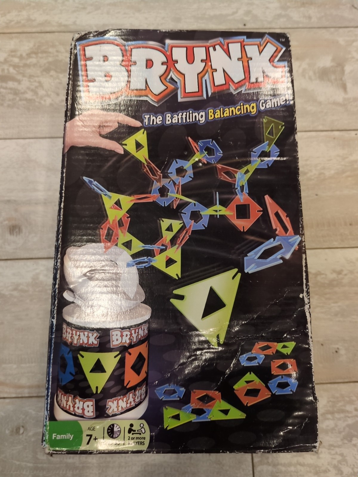Winning Moves Brynk Contents factory sealed - Outer box shows wear.