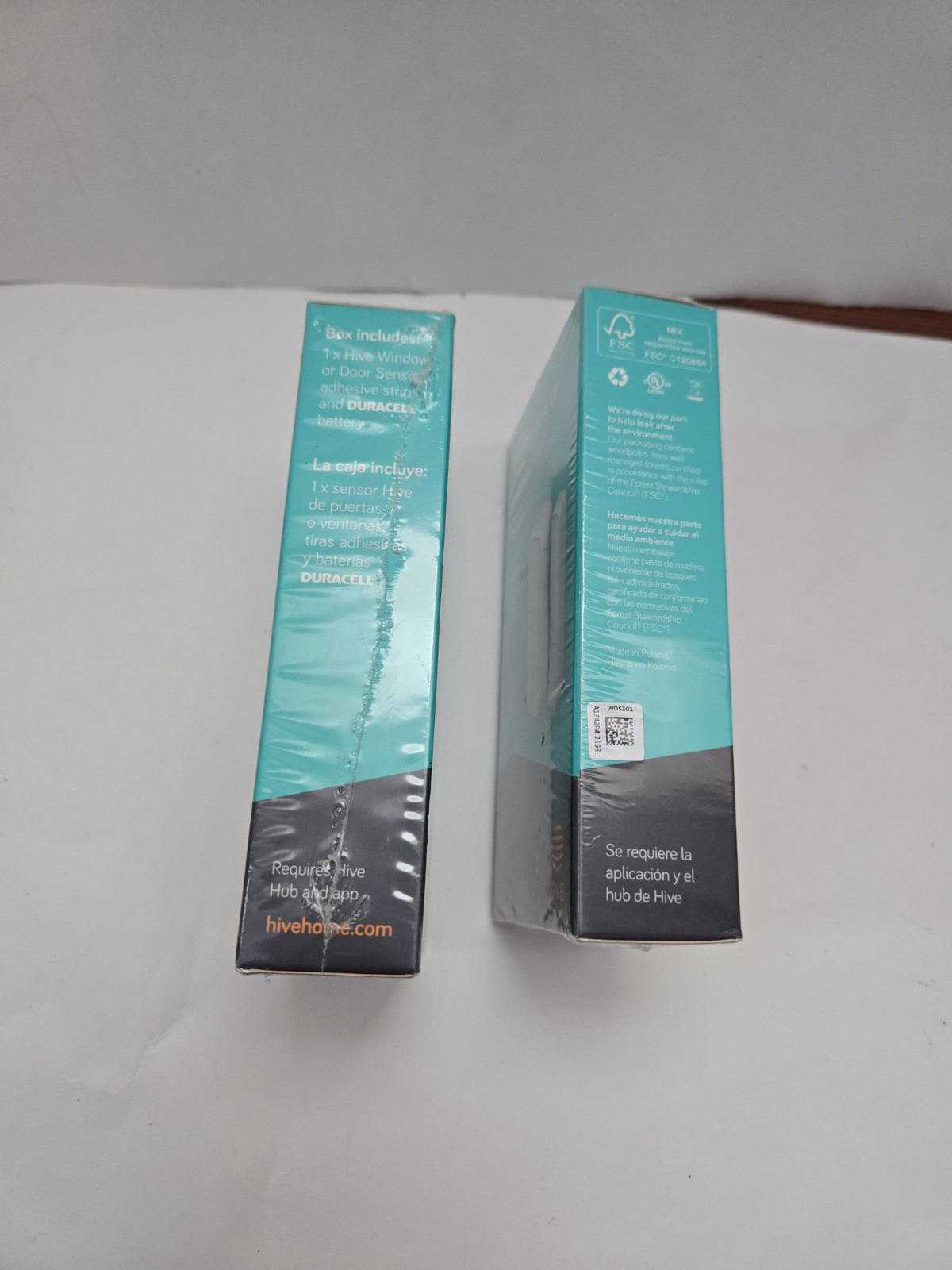 2x Hive Smart Motion Sensor Smart Window or Door Sensor (Sealed)