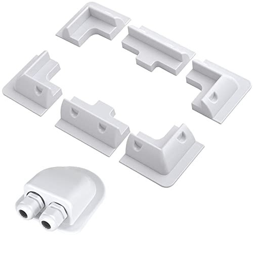 7-Piece Solar Panel Mounting Brackets - Drill-Free Corner Bracket for RVs, Boats