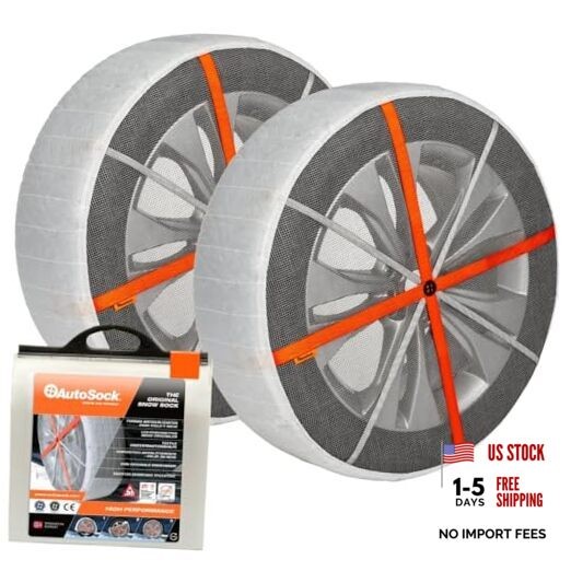 Passenger Vehicle Snow Socks for Tires - Car Sock Tire Traction Device HP860