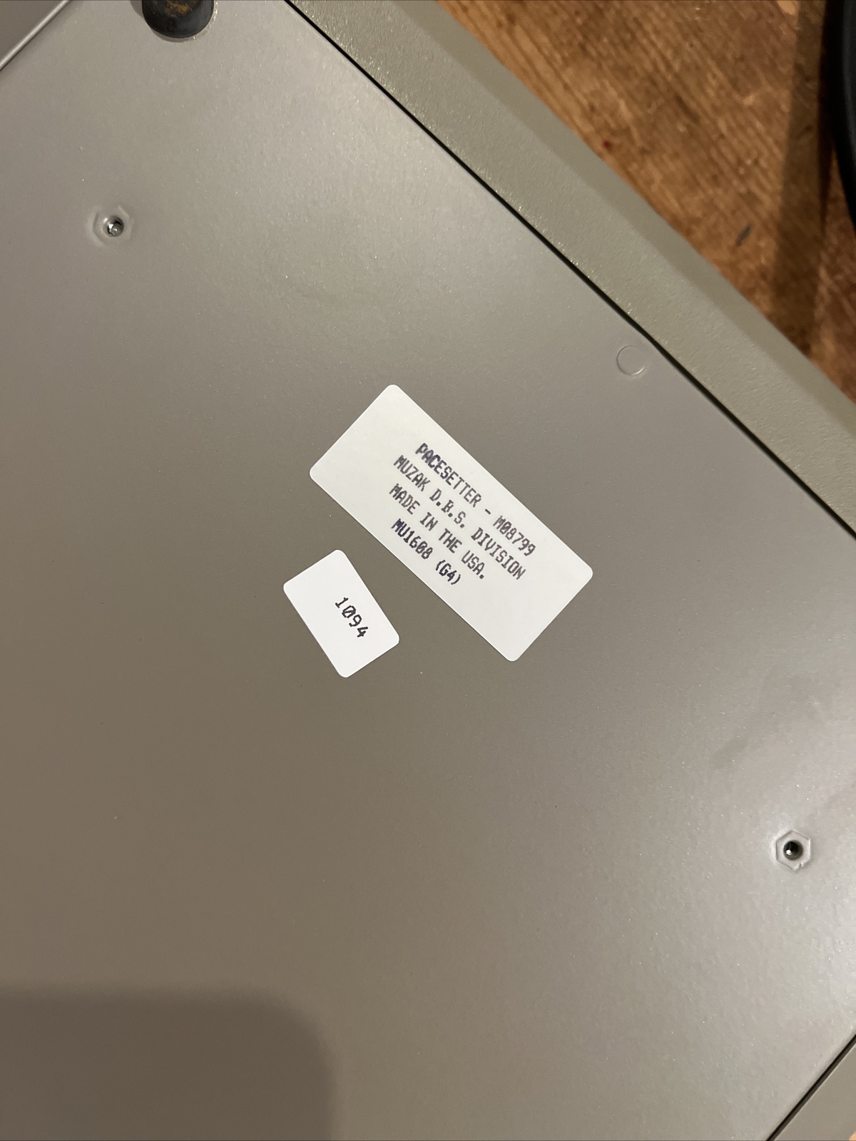MUZAK MU1600 PACESETTER Tested & Working