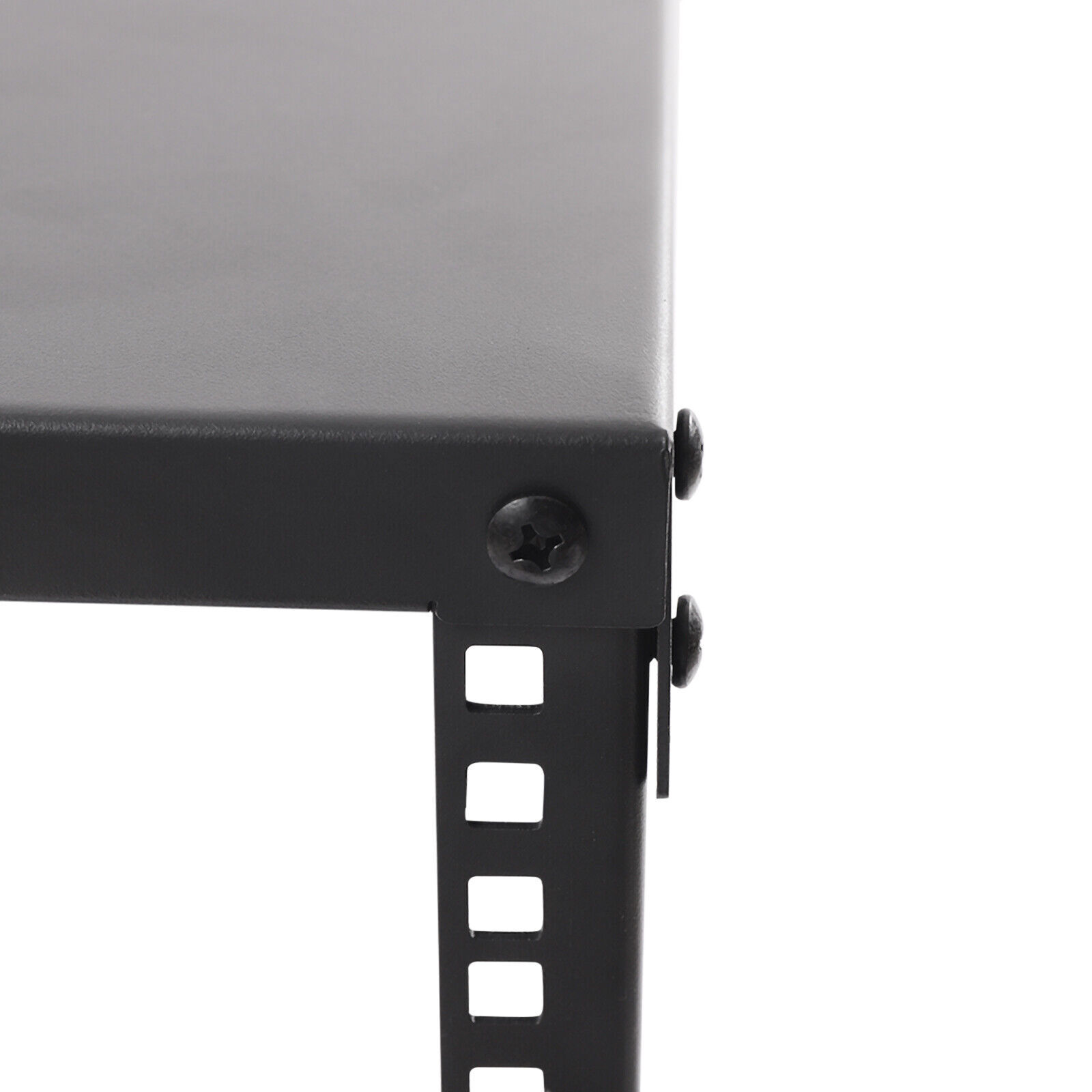 18U 4 Post Open Frame 18.5" Network Server Rack on Caters Adjustable Partition