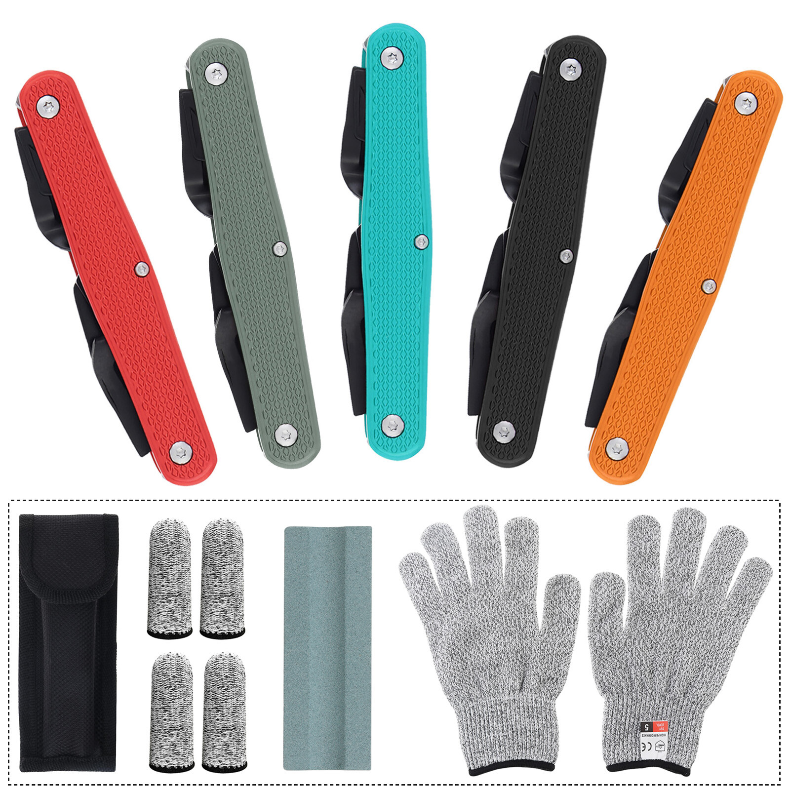 Folding Whittling Cutter Portable Multi-Tool Set for Wood Carving / Woodworking