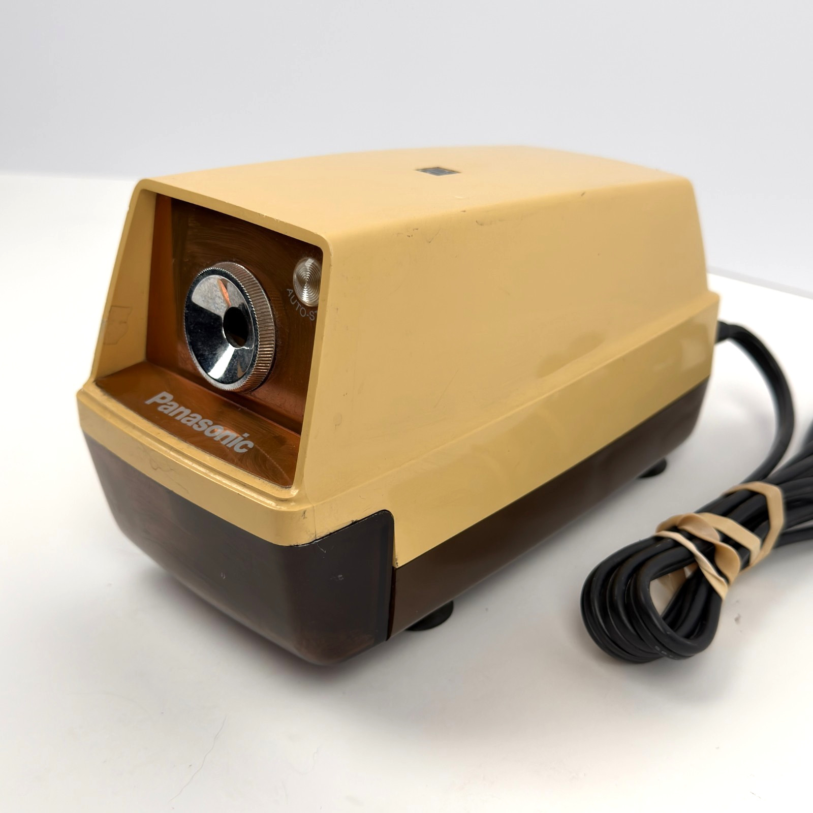 Vintage Panasonic KP-33S Electric Pencil Sharpener - Auto-Stop - Made in Japan