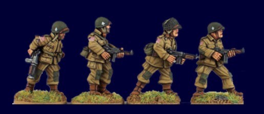 Artizan Designs - SWW312 - US AIRBORNE with SMG - 28mm Bolt Action WW2