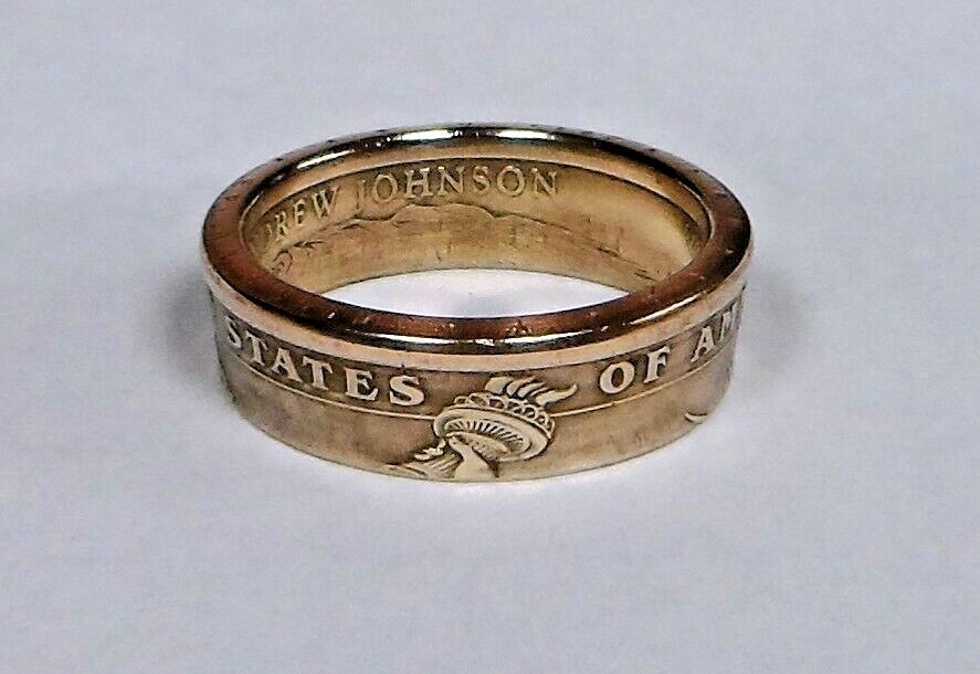 "Sealed" US GOLD DOLLAR COIN RING SIZE 7-13 Whats your size? free velvet pouch