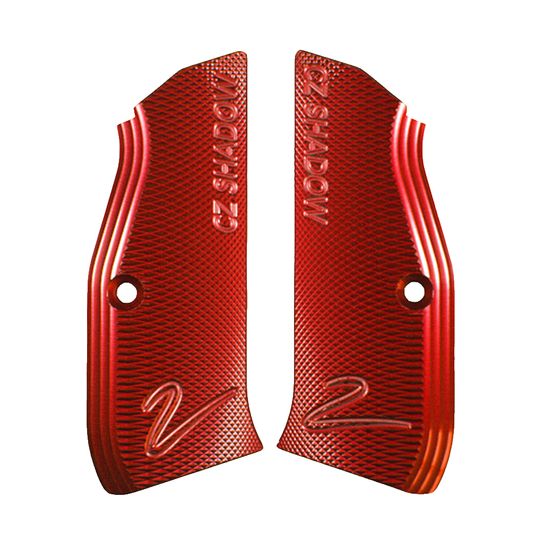 CZ® Original CZ SHADOW 2 Grips - High Quality Hard Elox - Red - Factory New