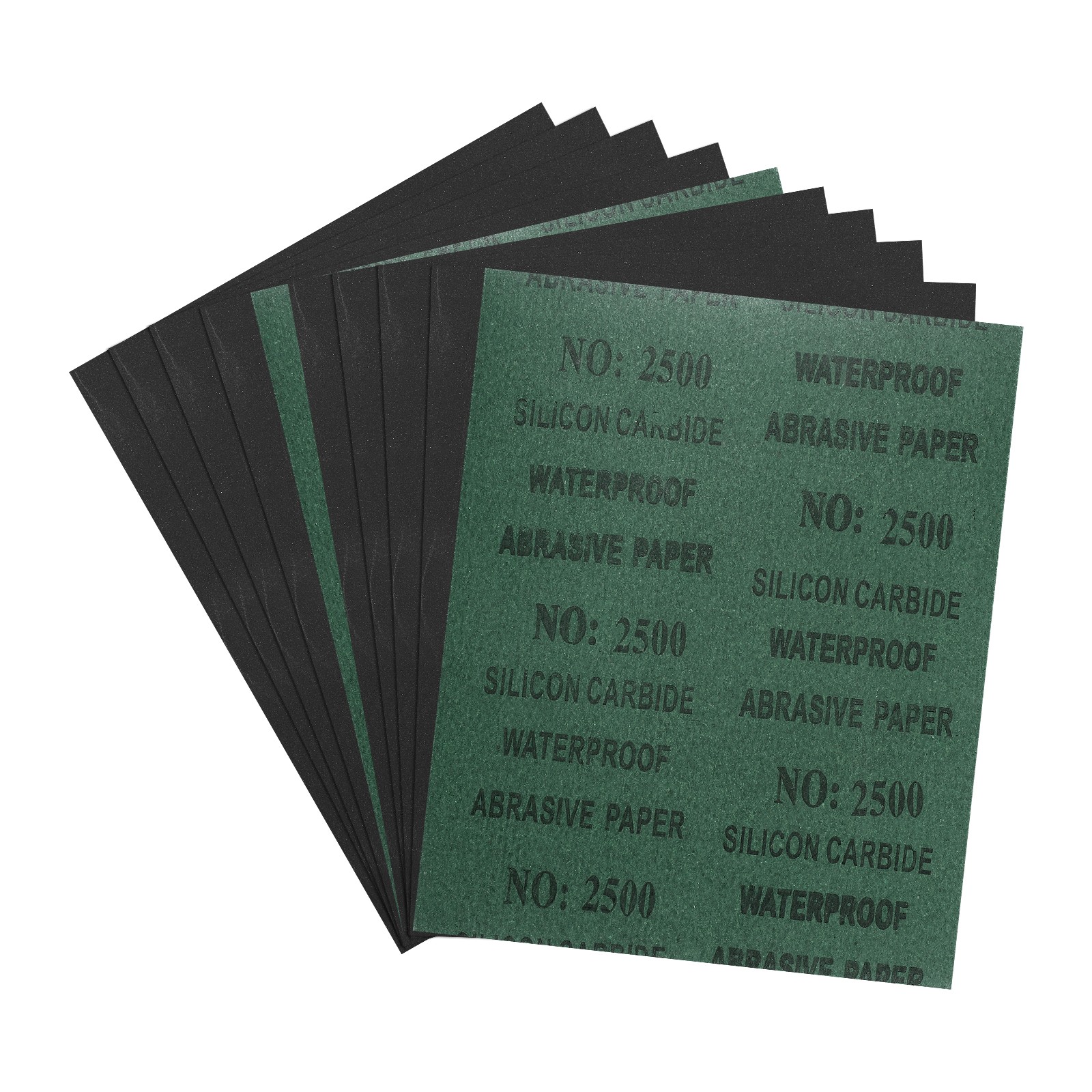 10pcs Sand Papers - [9 x 11 Inch x 2500 Grits] Sandpaper Sheets