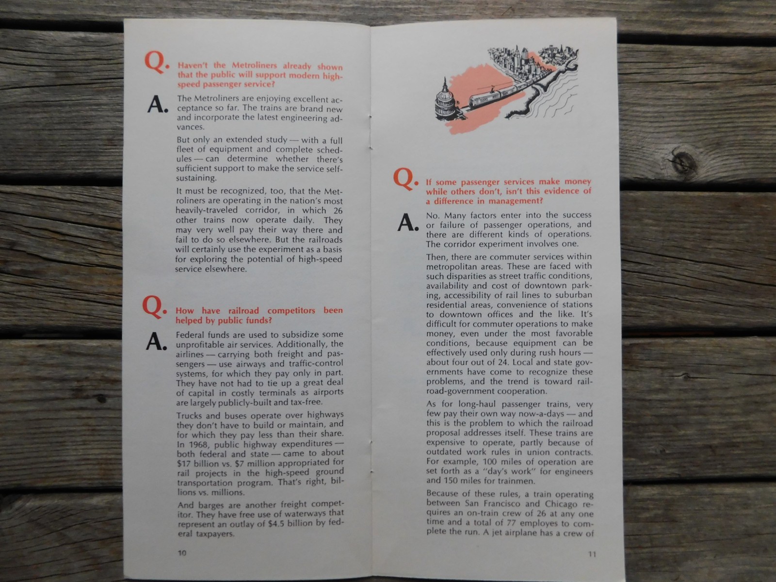 2 Railroad Quiz Booklets 1963 & Circa 1968 'EVC!