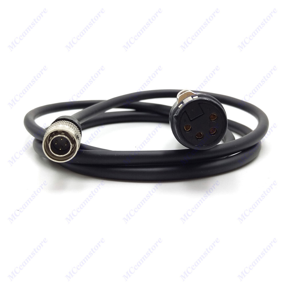 Hirose 4 pin to xlr 4 pin female 12V power cable for TVlogic Monitor power cable