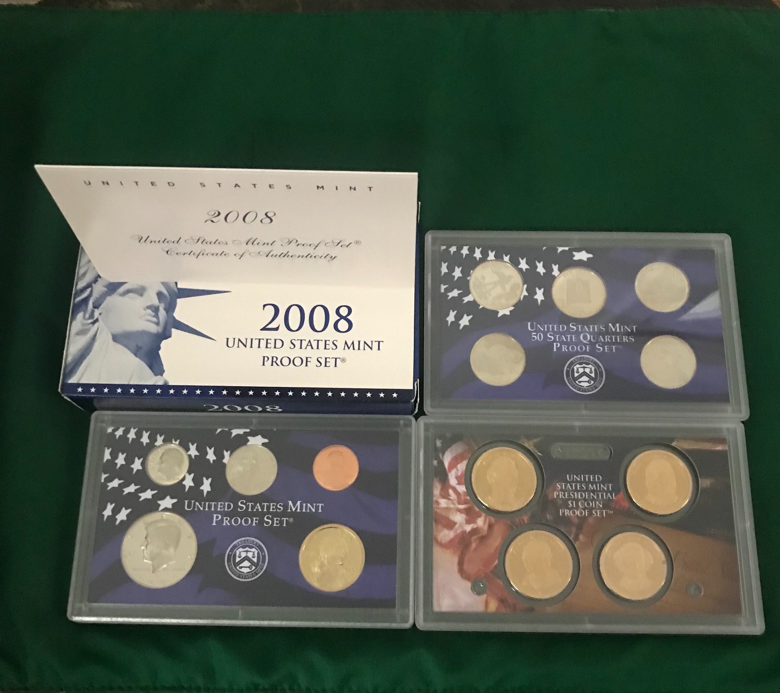 2008 United States Proof Set w/OGP and COA
