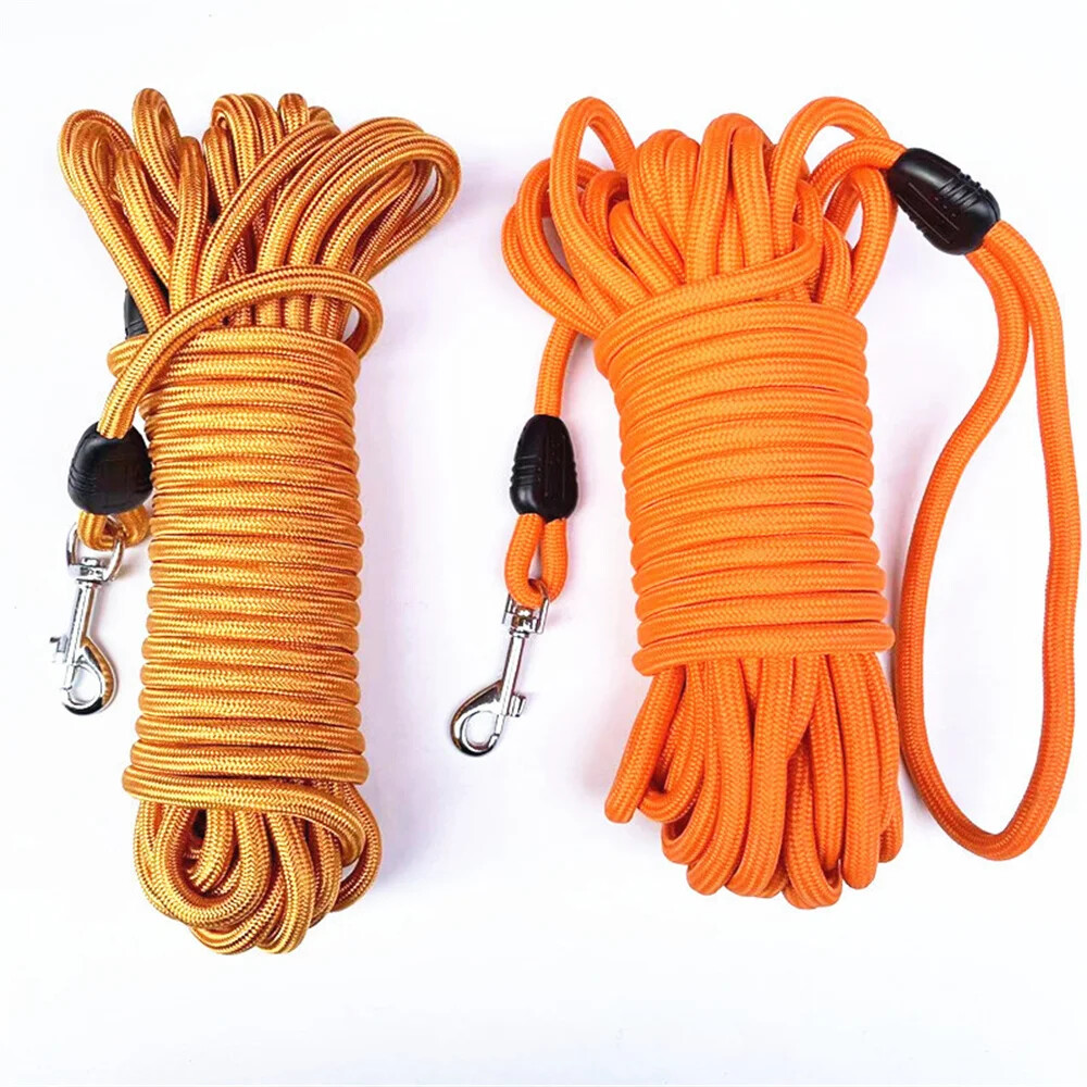 Long Rope Training Dog Leash- Heavy Duty Recall Pet Tracking Line- Outside New