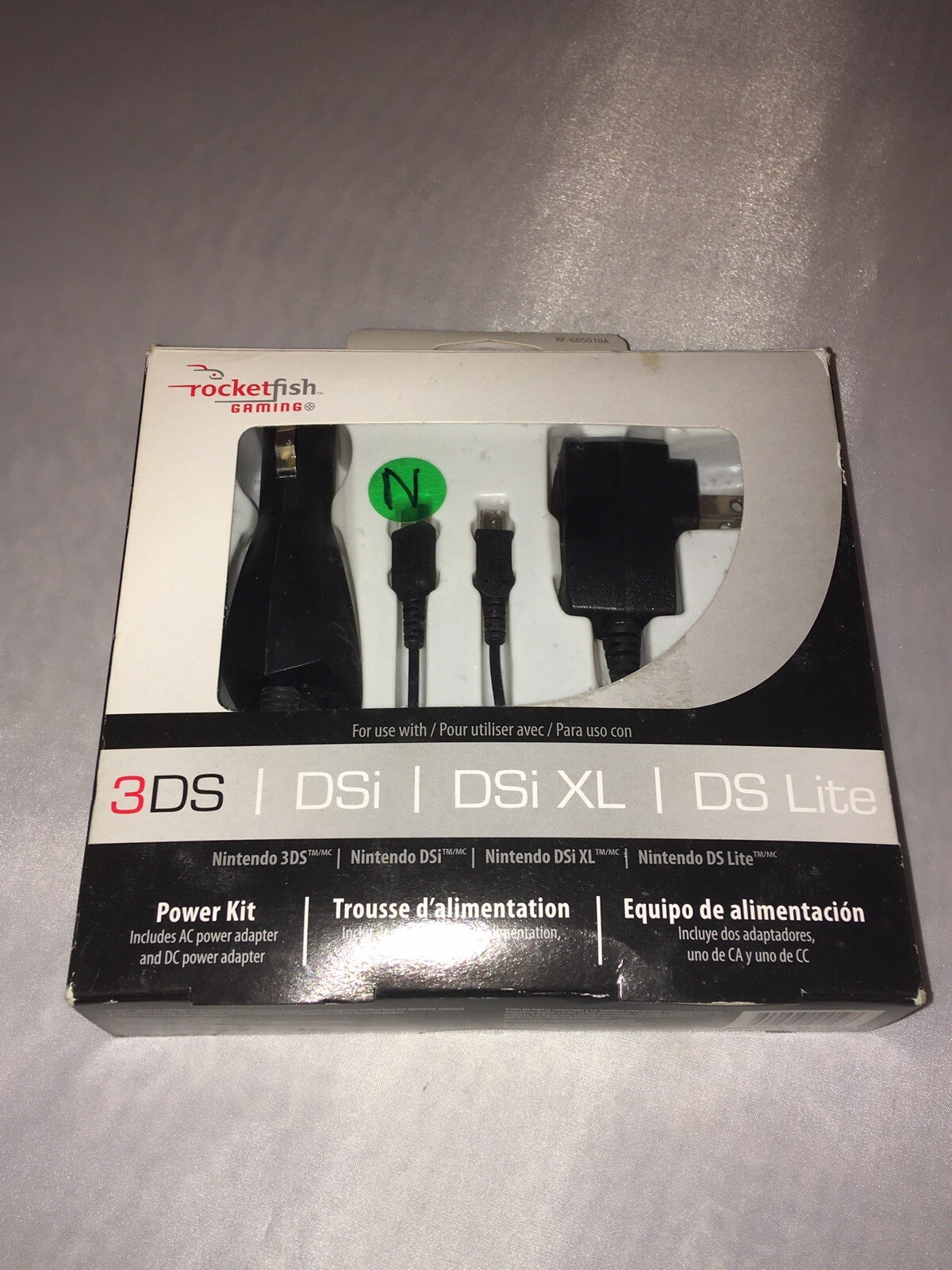 Rocketfish Gaming Nintendo DS Lite Power Kit (3DS, DSi, DSi XL, DS Lite)