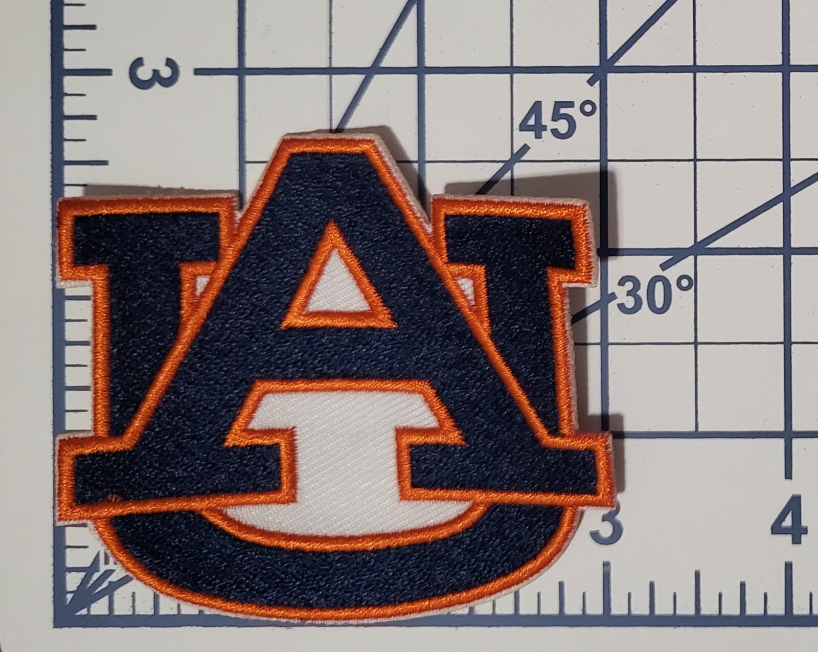 Auburn Tigers 3"  Iron On Embroidered Patch ~FREE Tracking!
