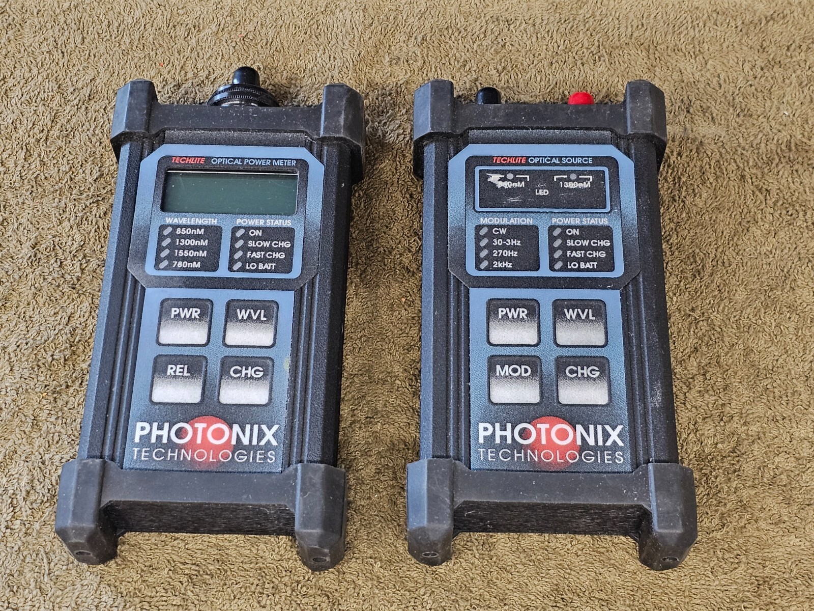 Photonix Technologies Techlite Optical Source Power Fiber Optic Meter